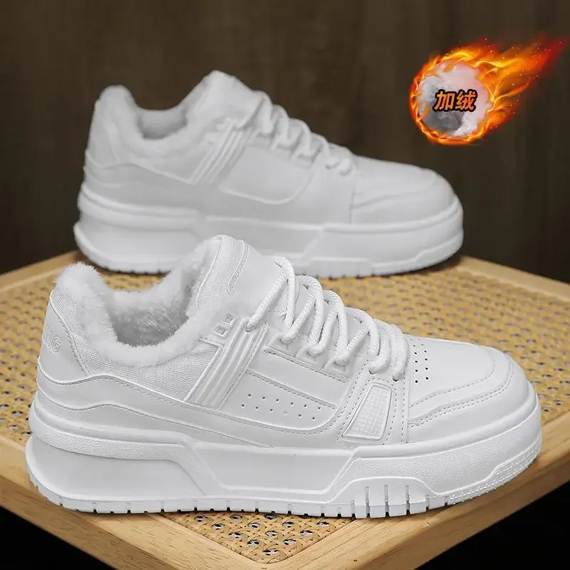 Мужские зимние ботинки с хлопковой подкладкой, мужские утепленные высокие берцы для мужчин среднего и пожилого возраста, теплые меховые вставки на флисовой подкладке 
Мужские зимние ботинки с хлопковой подкладкой, мужские утепленные высокие берцы для мужчин среднего и пожилого возраста, теплые меховые вставки на флисовой подкладке