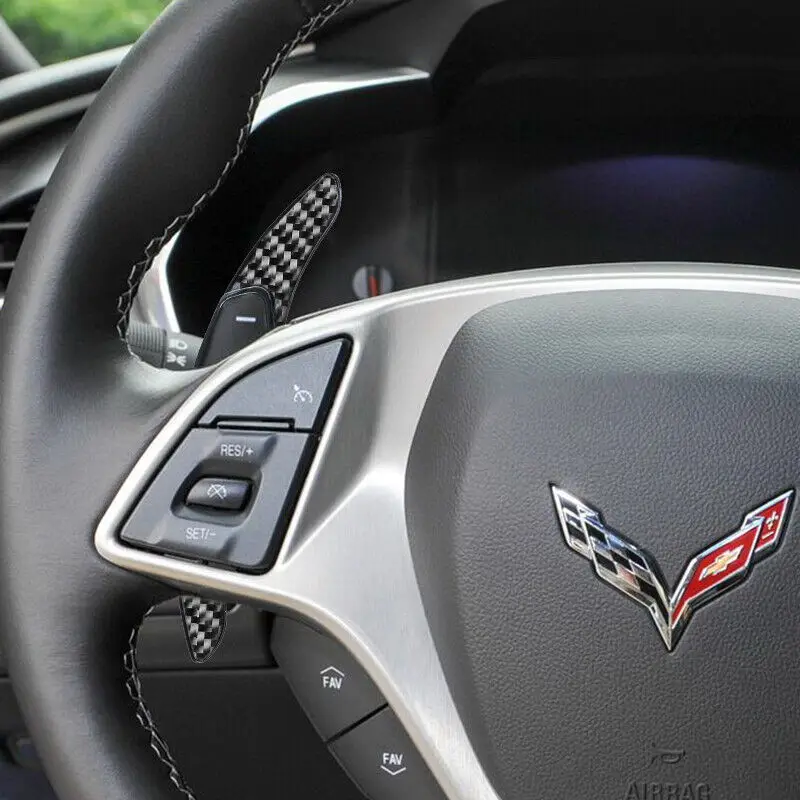 2Pcs Imitation Carbon Fiber Steering Wheel Paddle Shift Extensions Shifter For Colvert C7 Interior Trim Car Accessories
2Pcs Imitation Carbon Fiber Steering Wheel Paddle Shift Extensions Shifter For Colvert C7 Interior Trim Car Accessories