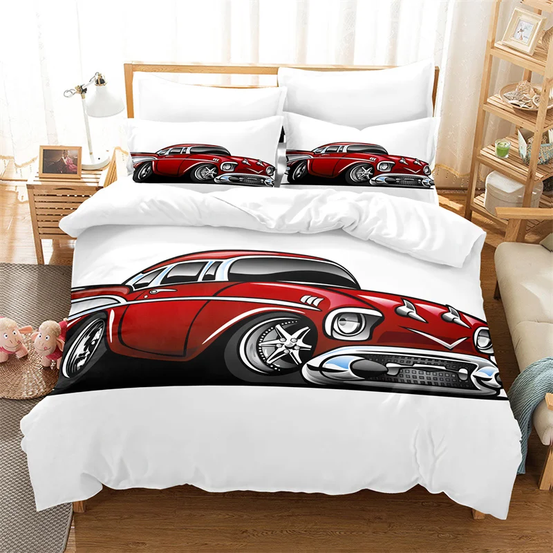Red Cartoon Car Duvet Cover Set Youth King Quilt Cover Fashion Boy Bedding Sets Children's Comforter Bedding Sets Bed Set
Red Cartoon Car Duvet Cover Set Youth King Quilt Cover Fashion Boy Bedding Sets Children's Comforter Bedding Sets Bed Set
