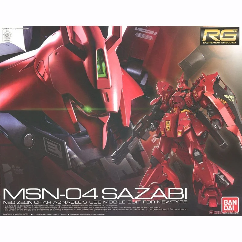 Фигурка аниме оригинальная Bandai Gundam RG 29 1/144 MSN-04 SAZABI Сборная модель аниме экшн-Фигурки игрушки для детей 14 см ПВХ
Фигурка аниме оригинальная Bandai Gundam RG 29 1/144 MSN-04 SAZABI Сборная модель аниме экшн-Фигурки игрушки для детей 14 см ПВХ