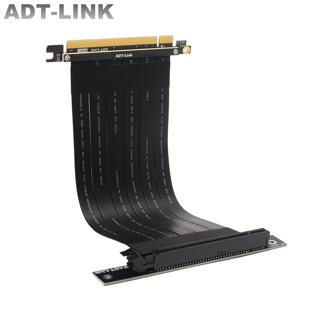 Кабель-удлинитель для видеокарт ADT GTX1080Ti RX5700xt, PCIe 3,0x16
Кабель-удлинитель для видеокарт ADT GTX1080Ti RX5700xt, PCIe 3,0x16