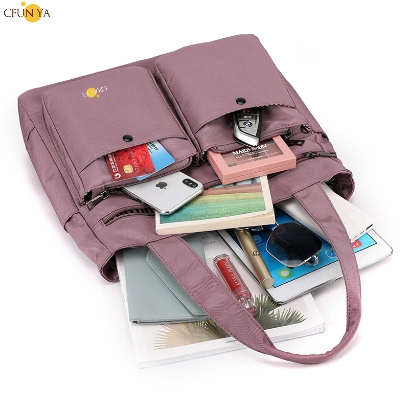 CFUN YA 2023 New Nylon Women Handbag Female Shoulder Bag Waterproof Large Multifunctional Tote Travel Messenger Mum Diaper Bag
CFUN YA 2023 New Nylon Women Handbag Female Shoulder Bag Waterproof Large Multifunctional Tote Travel Messenger Mum Diaper Bag