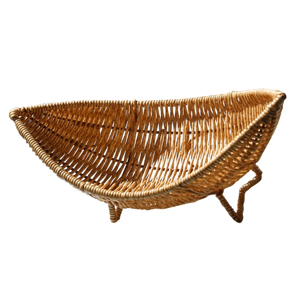 Woven Ship Shaped Basket Fruit Serving Tray Fruit Basket Vegetable Basket Egg Basket for Kitchen
Woven Ship Shaped Basket Fruit Serving Tray Fruit Basket Vegetable Basket Egg Basket for Kitchen