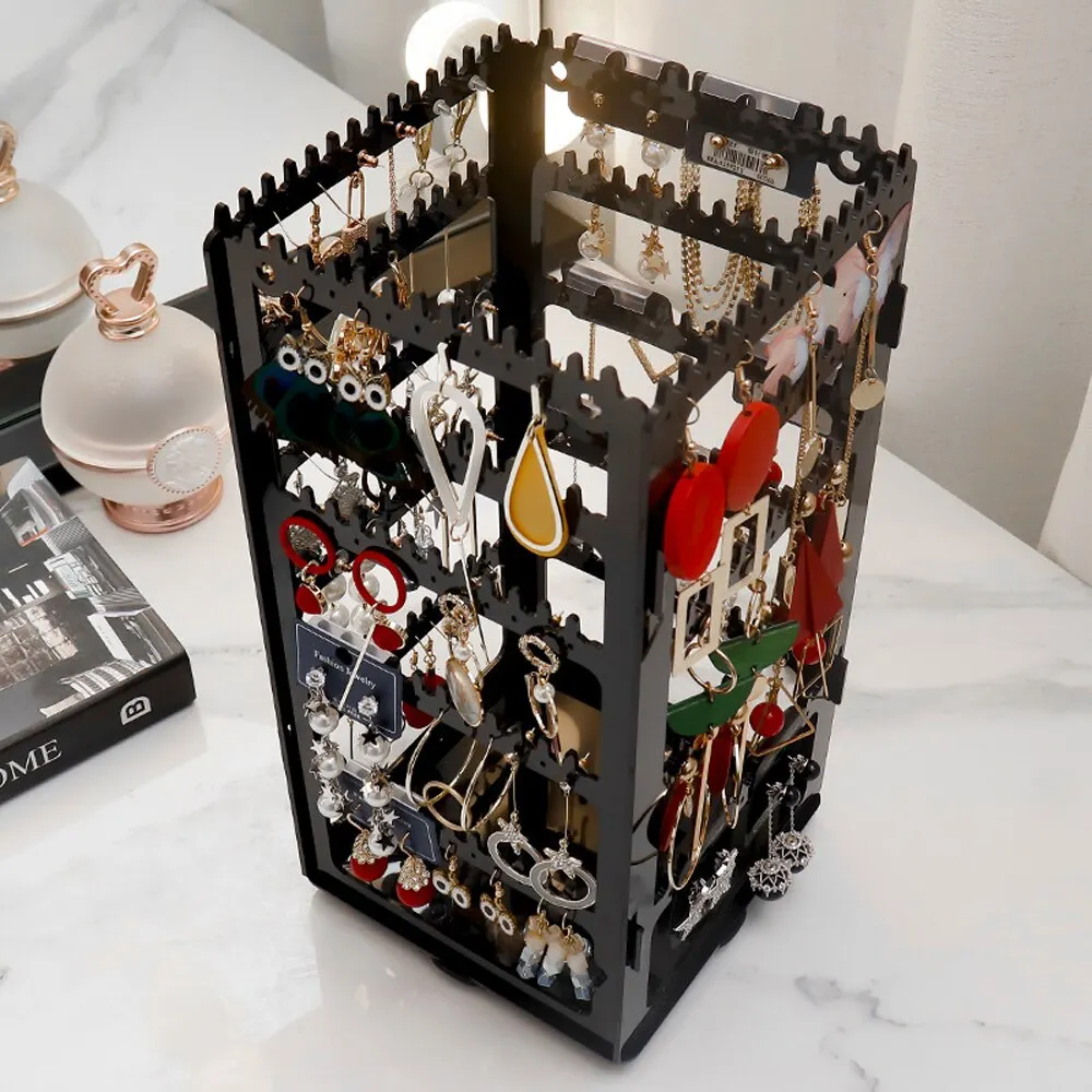 360 Degree Rotating Jewelry Storage Box 2023 Earring Display Stand Plastic Earring Organizer Holder Showcase Jewelry Makeup Case 11 Mallzona Sb35af4714c5147b89b634bb5a69bd617r 360 Degree Rotating Jewelry Storage Box 2023 Earring Display Stand Plastic Earring Organizer Holder Showcase Jewelry Makeup Case Mallzona
