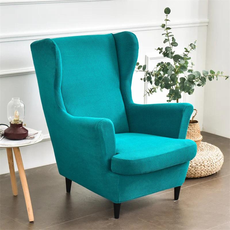 Polar Fleece Sloping Arm Back Wing Back Chair Cover Jacquard Stretch Armchair Slipcover Modern Furniture Decor Protector Cover
Polar Fleece Sloping Arm Back Wing Back Chair Cover Jacquard Stretch Armchair Slipcover Modern Furniture Decor Protector Cover
