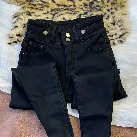 Plus size Jeans Female Denim Pants Black Womens Jeans woman Stretch Bottoms Feminino Skinny Pants For Women Trousers
Plus size Jeans Female Denim Pants Black Womens Jeans woman Stretch Bottoms Feminino Skinny Pants For Women Trousers
