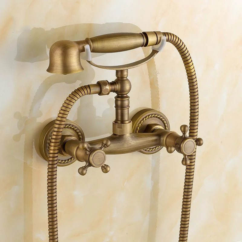 Bathtub Faucets Antique Bronze Bathroom Mixer Tap Wall Mounted Bath Faucet with Hand Shower Bathroom Tub And Shower Faucets
Bathtub Faucets Antique Bronze Bathroom Mixer Tap Wall Mounted Bath Faucet with Hand Shower Bathroom Tub And Shower Faucets