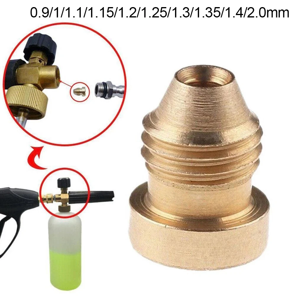 1/1.1/1.15/1.2/1.25/1.3/1.35/1.4/ 2.0/0.9mm High Pressure Foam Pot Accessory Nozzle Copper Spray Core Car Wash Cleaning Tool
1/1.1/1.15/1.2/1.25/1.3/1.35/1.4/ 2.0/0.9mm High Pressure Foam Pot Accessory Nozzle Copper Spray Core Car Wash Cleaning Tool