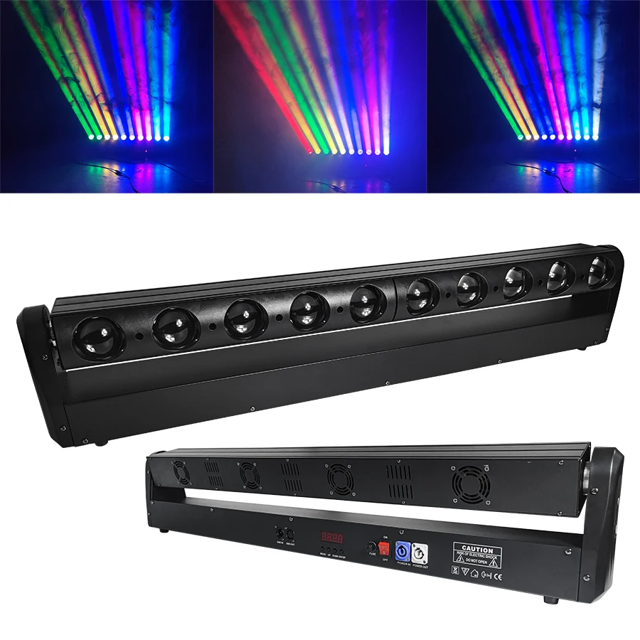 

Professional DJ Disco10X40W RGBW Lights LED beam laser strobe 3in1 moving head light DMX Nightclub party show stage lighting