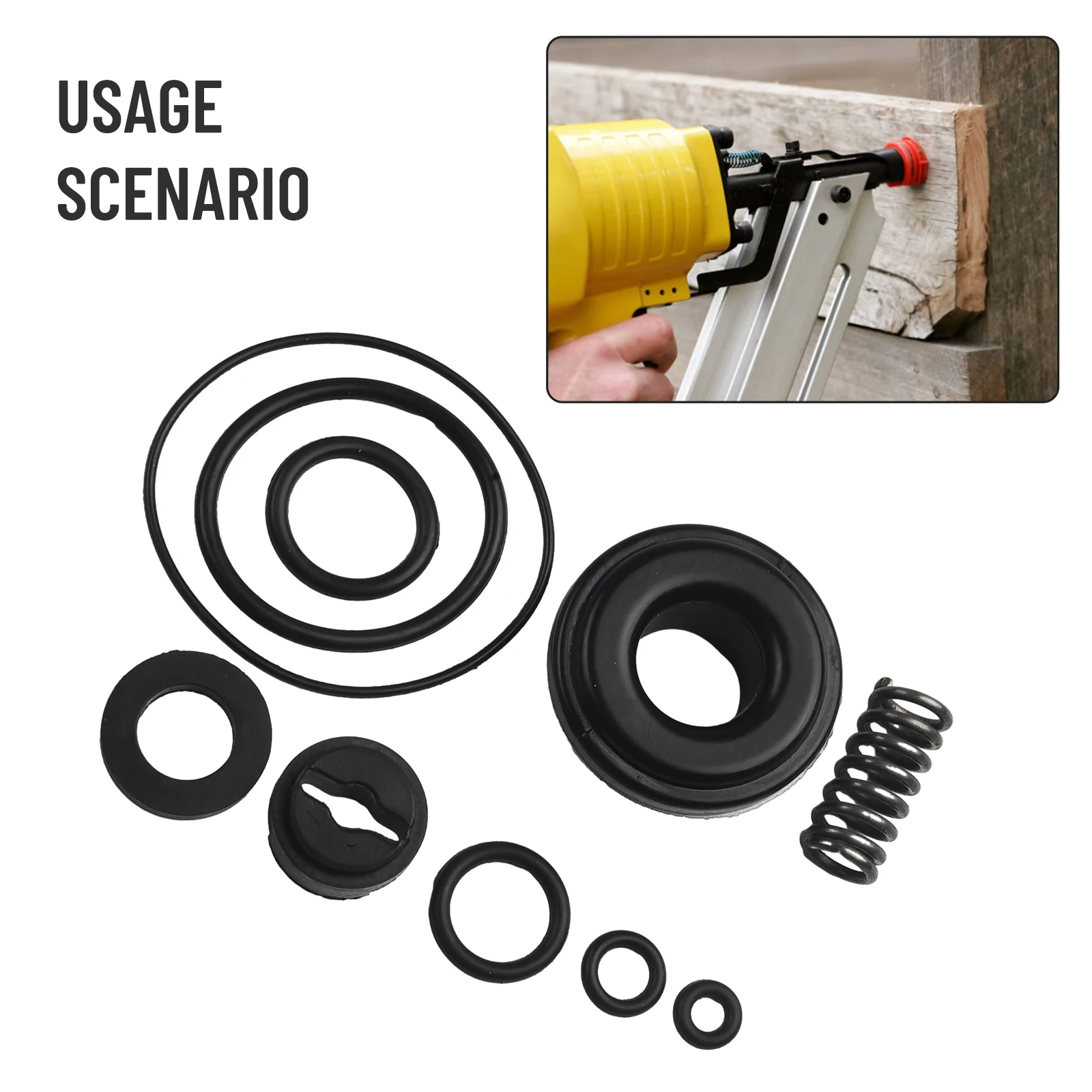 Durable Air Nailer Pneumatic Nailer 1pcs Accessory Pneumatic Nailers Seal Fittings F30/422/1013/625/T50/ST64/N851
Durable Air Nailer Pneumatic Nailer 1pcs Accessory Pneumatic Nailers Seal Fittings F30/422/1013/625/T50/ST64/N851