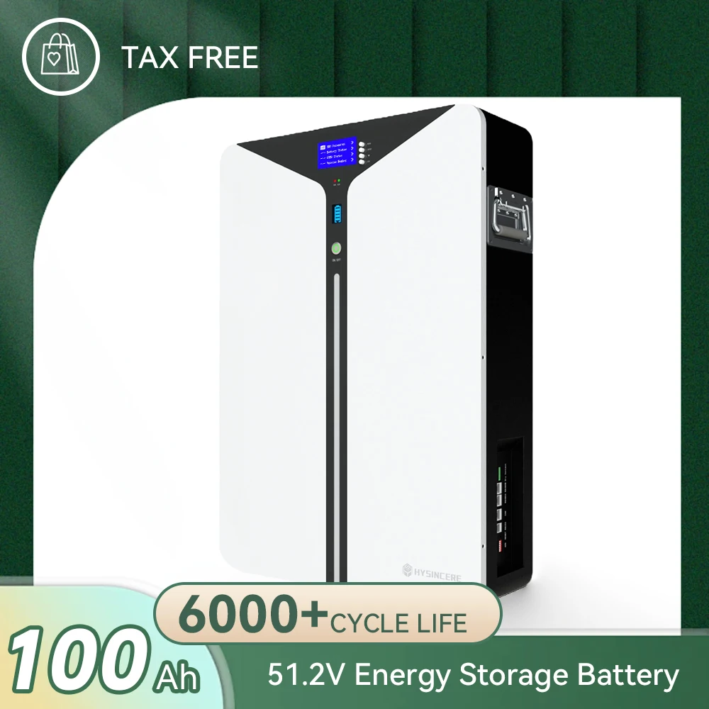 New 48V Powerwall 51.2V 200Ah 150Ah 100Ah LiFePO4 Battery with CAN RS485 16S BMS 6000+ Cycle 5KWH 10KWH for PV Solar Off/On Grid
New 48V Powerwall 51.2V 200Ah 150Ah 100Ah LiFePO4 Battery with CAN RS485 16S BMS 6000+ Cycle 5KWH 10KWH for PV Solar Off/On Grid