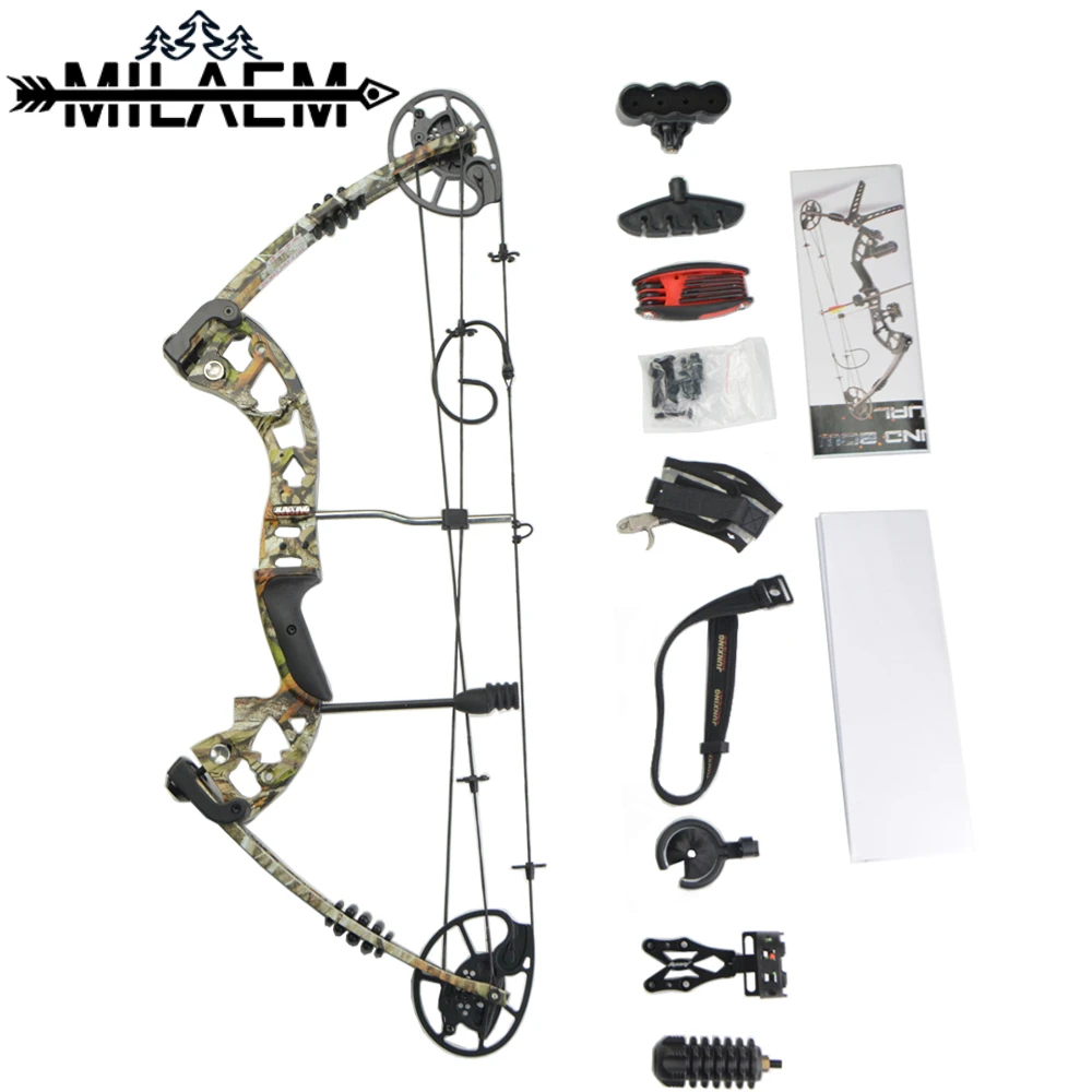 

1 Set Archery Compound Bow Adjustable 30-70 Lbs 320 Fps Arrow Speed Powerful Right Hand Bow Outdoor Shooting Hunting Accessories