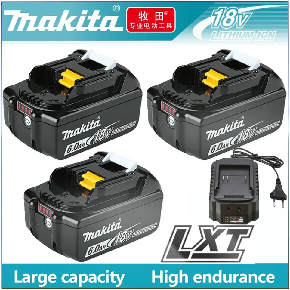 18V 6.0Ah Makita Original With LED lithium ion replacement LXT BL1860B BL1860 BL1850 Makita rechargeable power tool battery
18V 6.0Ah Makita Original With LED lithium ion replacement LXT BL1860B BL1860 BL1850 Makita rechargeable power tool battery