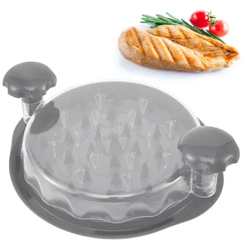 깨끗한 뚜껑이 달린 닭 분쇄기, 인체 공학적 손잡이, 미끄럼 방지 닭 가슴살 분쇄기, BPA 프리, 가정용 닭 분쇄기 도구 상품 이미지