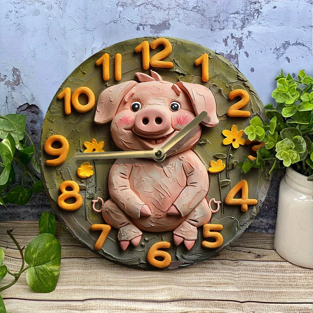 Настенные часы с эффектами 2D Silent Pig-плоская печать высокой четкости 2D-В комплект входят часы для перемещения «сделай сам»: создайте и наслаждайтесь!
Настенные часы с эффектами 2D Silent Pig-плоская печать высокой четкости 2D-В комплект входят часы для перемещения «сделай сам»: создайте и наслаждайтесь!