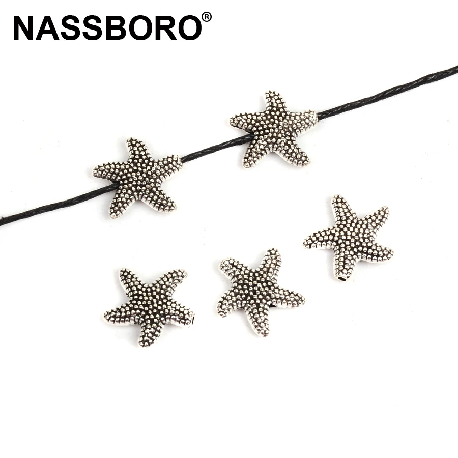 Tibetan Silver Starfish Shape Metal Beads Charm Loose Spacer Beads For Jewelry Making Bracelet Needlework DIY Accessories
Tibetan Silver Starfish Shape Metal Beads Charm Loose Spacer Beads For Jewelry Making Bracelet Needlework DIY Accessories