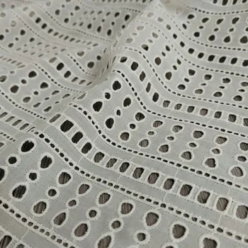 Ferramentas de Perfuração de Couro Profissionais para Artesanato em Couro 13 9088 White pure cotton punch embroidery lace fabric eyelect hole embroideried clothing for woman dress apparel with heart shapes