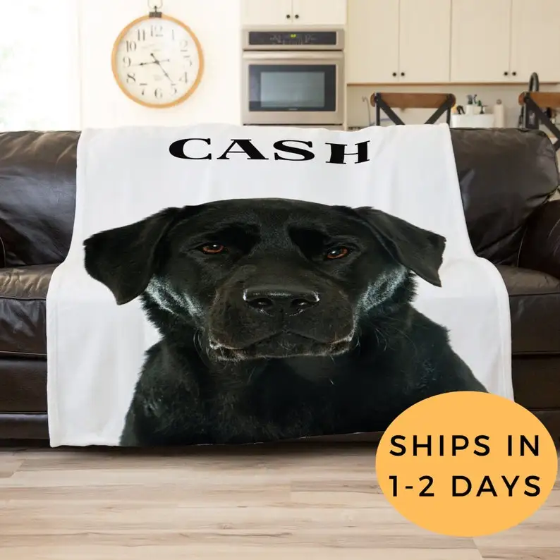 Black Labrador, Christmas Dog Blanket, Black Labrador Retriever Throw, Custom Dog Blanket, Dog Lover Gift, Personalized Dog love
Black Labrador, Christmas Dog Blanket, Black Labrador Retriever Throw, Custom Dog Blanket, Dog Lover Gift, Personalized Dog love