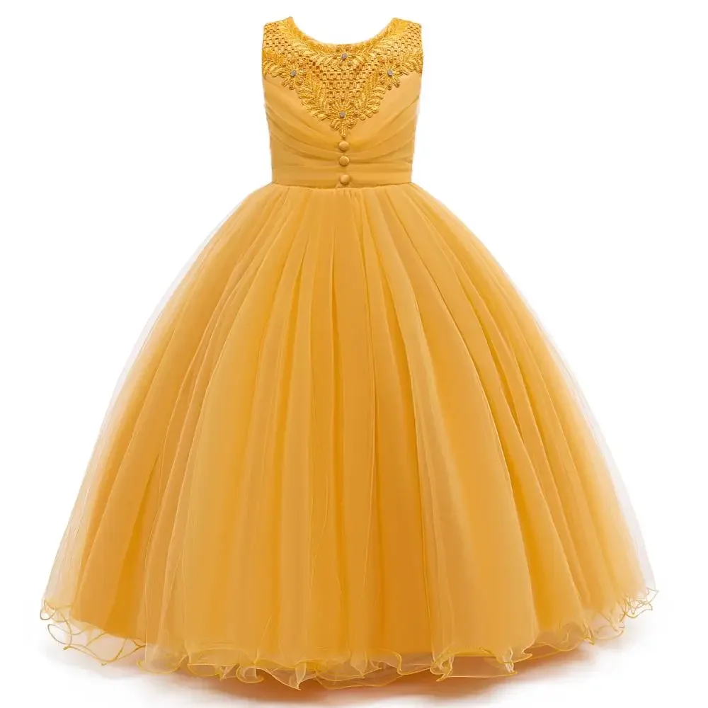 Embroidered Children Dress Kids Girls Princess Wedding Pageant Dresses Christmas Carnival Costumes for Girls 3-11 Years
Embroidered Children Dress Kids Girls Princess Wedding Pageant Dresses Christmas Carnival Costumes for Girls 3-11 Years