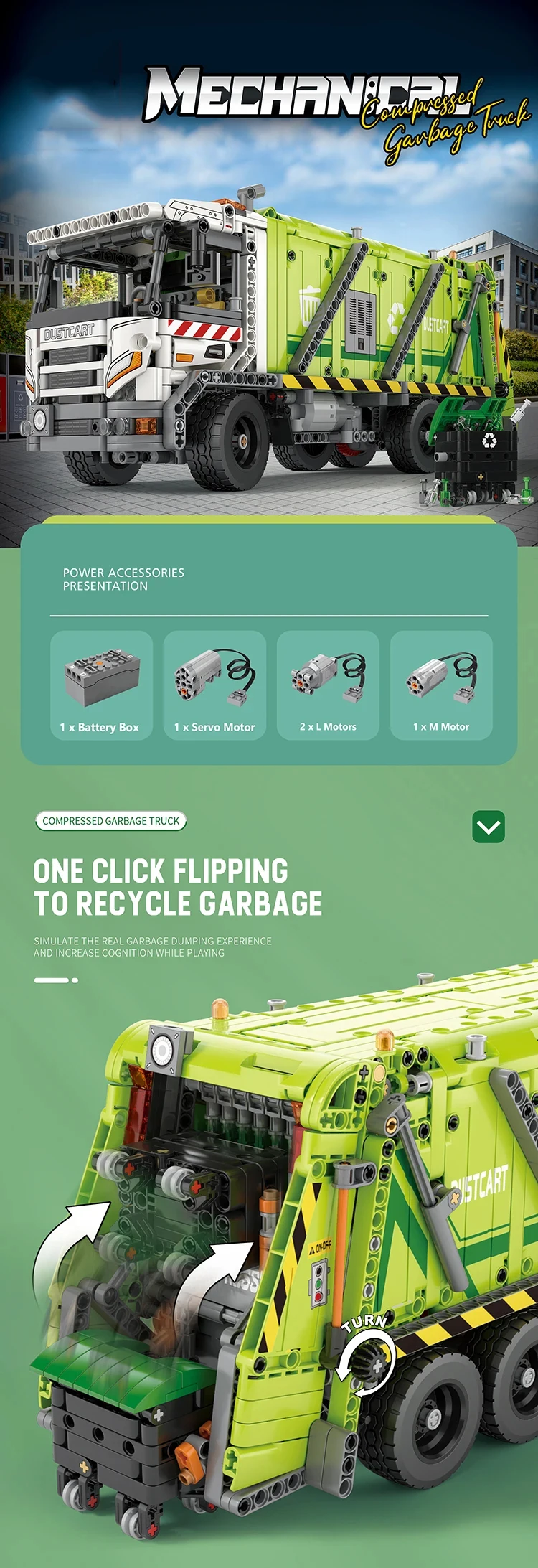 1468PCS Remote Control Compressed Garbage Truck Building Blocks City Sanitation Technical RC Car Model Bricks Kids Toys Gift MOC 1468PCS Remote Control Compressed Garbage Truck Building Blocks City Sanitation Technical RC Car Model Bricks Kids Toys Gift MOC