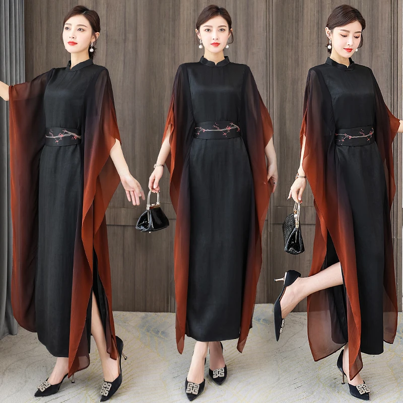 2023 New Summer Dress Mesh Floral Black V-neck Flare Sleeve Dress Women Big Swing Patchwork Pleated Dresses Large size 4xl
2023 New Summer Dress Mesh Floral Black V-neck Flare Sleeve Dress Women Big Swing Patchwork Pleated Dresses Large size 4xl