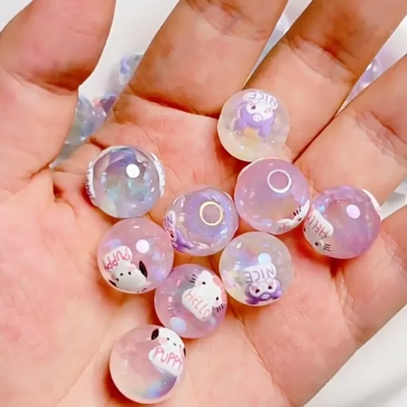 Hello Kitty Acrylic Beads Sanrio My Melody DIY Round Bead for Girl Bracelet Necklace Pendant Earrings Jewelry Accessories Making
Hello Kitty Acrylic Beads Sanrio My Melody DIY Round Bead for Girl Bracelet Necklace Pendant Earrings Jewelry Accessories Making
