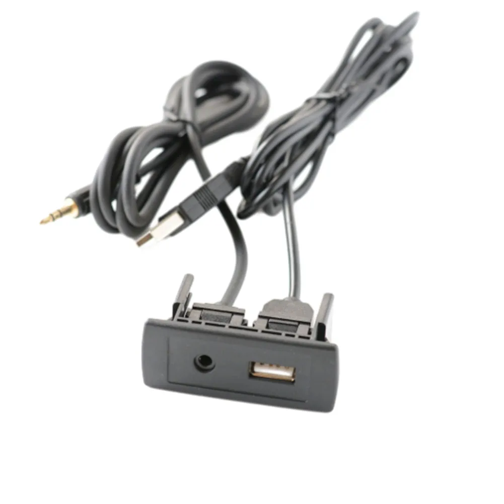 Car USB AUX Port Switch socket cable Switch Adaptor Universal Fitment AUX 3 5mm/USB Interface Easy Install ABS Material
Car USB AUX Port Switch socket cable Switch Adaptor Universal Fitment AUX 3 5mm/USB Interface Easy Install ABS Material