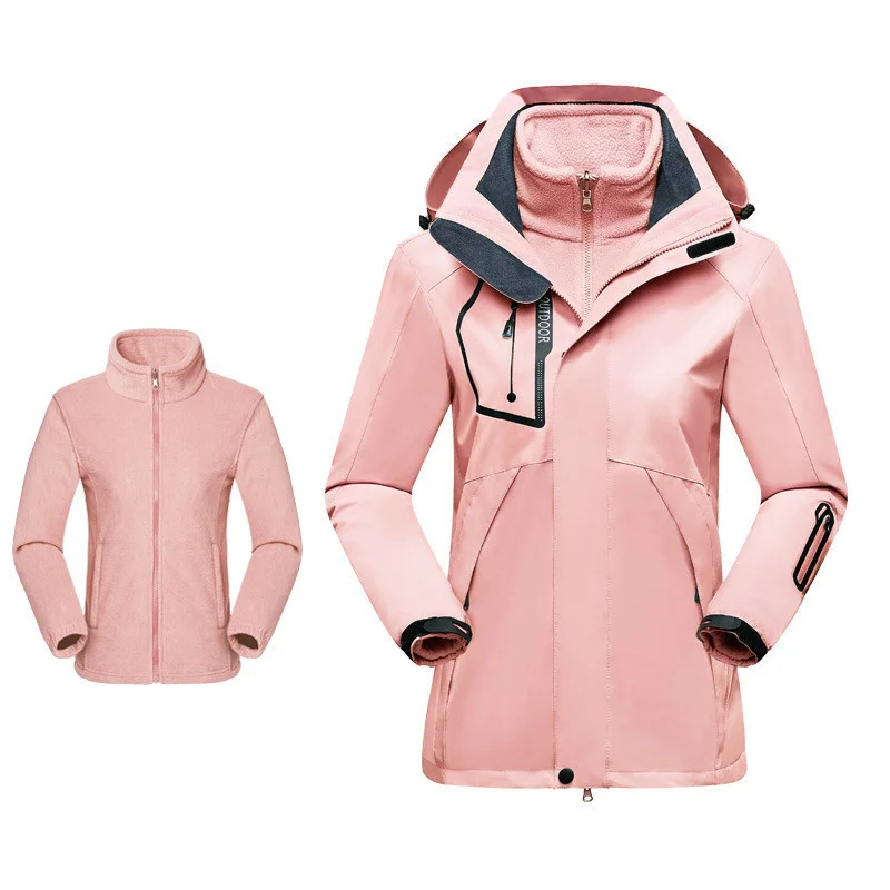 New Winter Jacket Men Women Three-in-one Windproof Warm Mountaineering Suit outdoor Parkas Multi-pocket Jackets female 2022
New Winter Jacket Men Women Three-in-one Windproof Warm Mountaineering Suit outdoor Parkas Multi-pocket Jackets female 2022