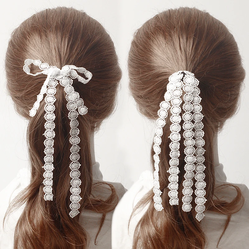 Girls Lace Long Tassels Hair Rope Fashion Children Weaving Bowknot Headband Kids Elastic Headwear Hair Accessories For Women
Girls Lace Long Tassels Hair Rope Fashion Children Weaving Bowknot Headband Kids Elastic Headwear Hair Accessories For Women