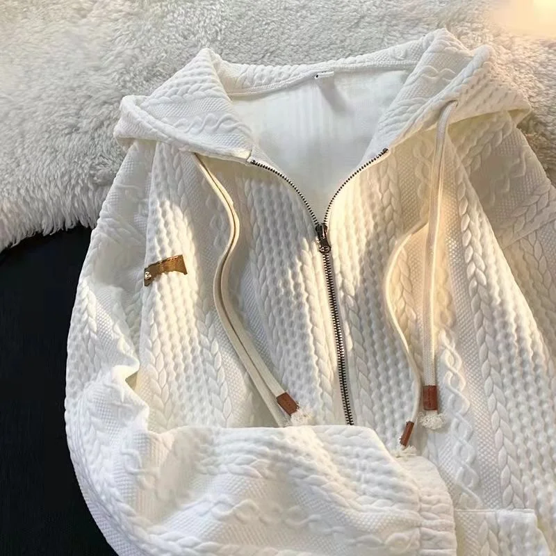Spring Zipper Hooded Sweatshirts Women Streetwear Long Sleeve Cardigan Top Cloth Female Loose Zip Up Hoodies Pocket Vintage
Spring Zipper Hooded Sweatshirts Women Streetwear Long Sleeve Cardigan Top Cloth Female Loose Zip Up Hoodies Pocket Vintage