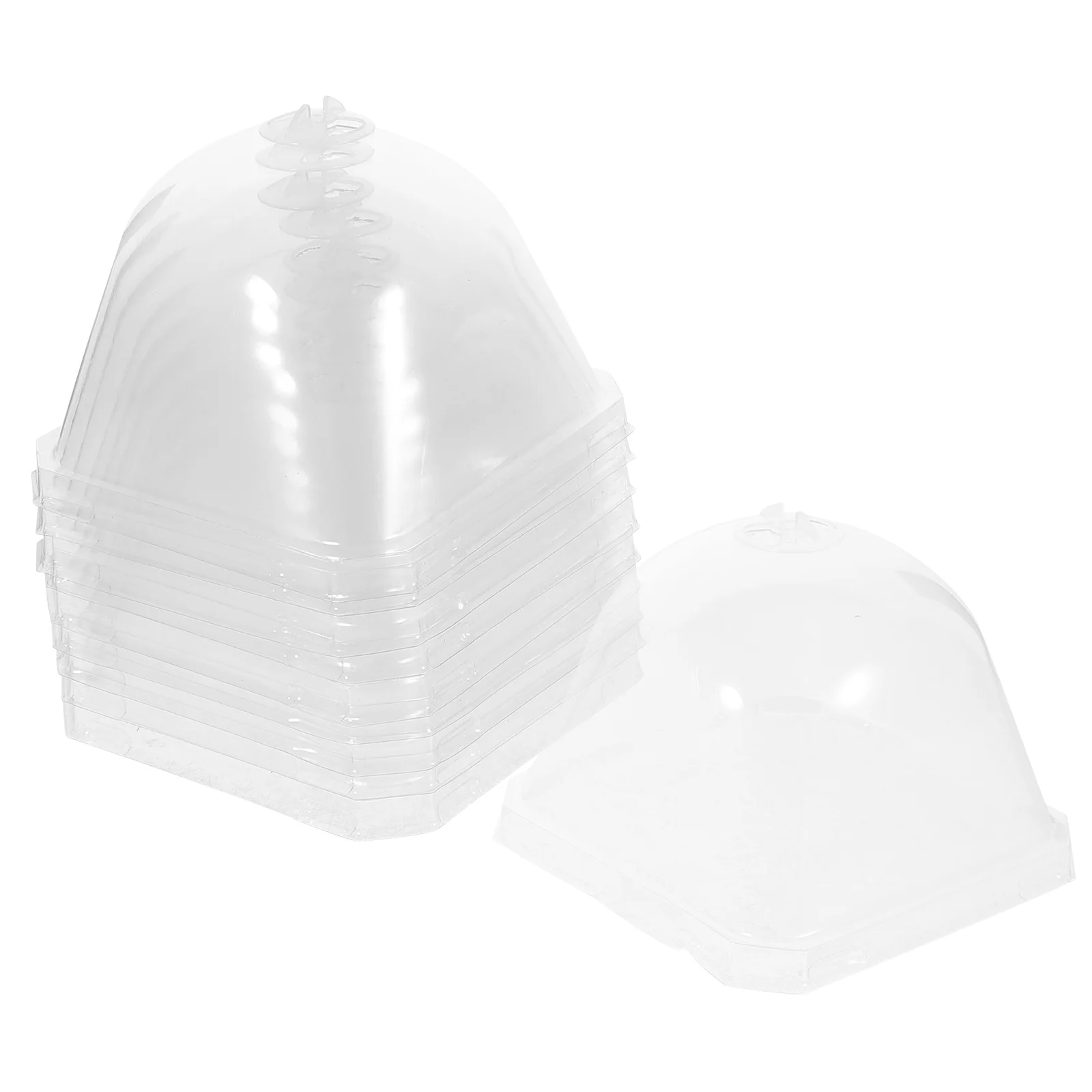 10/15pcs Plant Nursery Protector Transparent Garden Protection Dome Gardening Tool Flower Pot Nursery Cover Stuffy Cover
10/15pcs Plant Nursery Protector Transparent Garden Protection Dome Gardening Tool Flower Pot Nursery Cover Stuffy Cover