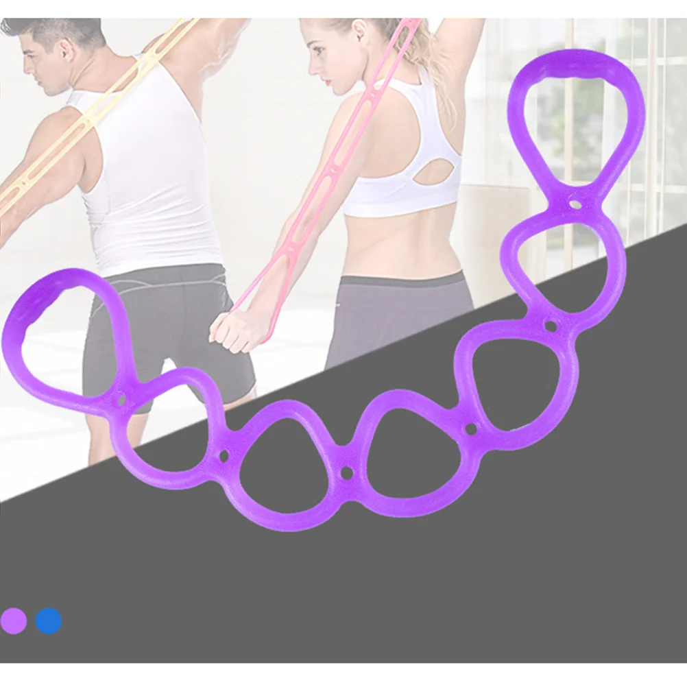 Resistance Band Exercise Band 8 Shape Silicone Workout Band for Training Fitness Pilates Workouts Purple
Resistance Band Exercise Band 8 Shape Silicone Workout Band for Training Fitness Pilates Workouts Purple