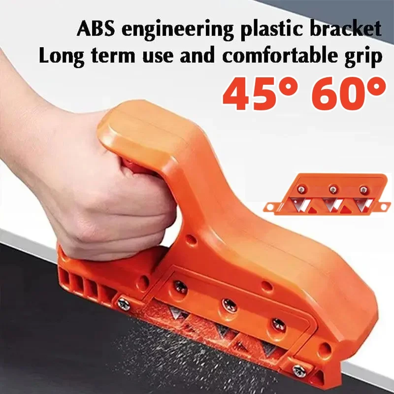 Plasterboard Quick Cutter, Gypsum Board Hand Plane, Drywall Edge Chamfer, Woodworking Cutting Tool, 45 °, 60 ° Trimmer Hand Tool
Plasterboard Quick Cutter, Gypsum Board Hand Plane, Drywall Edge Chamfer, Woodworking Cutting Tool, 45 °, 60 ° Trimmer Hand Tool