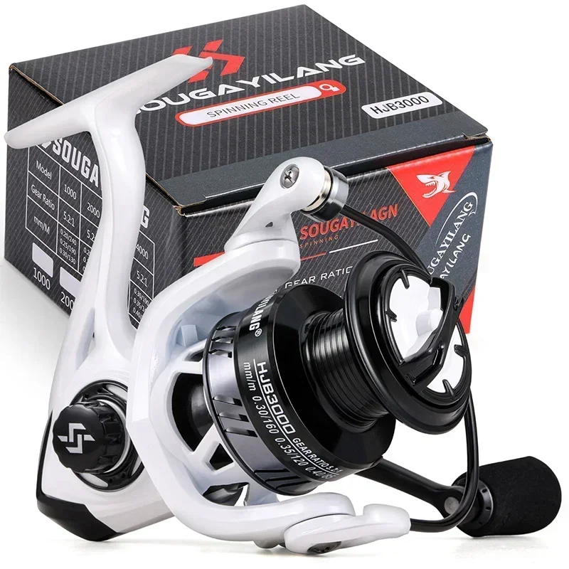 

Fishing Fishing Spinning Reels Carp Speed Fishing Ratio Handle Sougayilang High EVA Reels Drag Reels11+1BB Max 5.2:1 Pesca 8kg