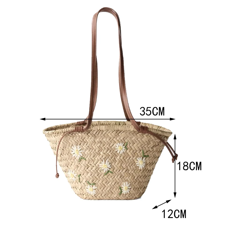 Casual Wicker Basket Bag - Designer Handmade Rattan Tote Crossbody 1 Sb371381a68054e7397dfa2d772803791C