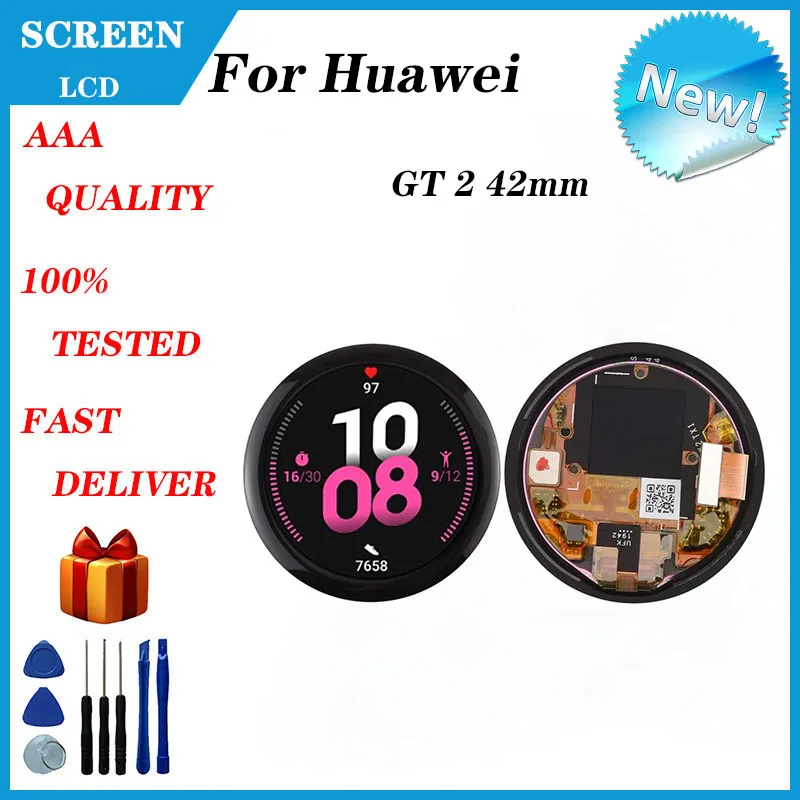 For HUAWEI Watch GT 2 LCD display + touch screen GT2 42mm LCD For HUAWEI Watch GT 2 DAN-B19 LCD display AMOLED display 42mm
For HUAWEI Watch GT 2 LCD display + touch screen GT2 42mm LCD For HUAWEI Watch GT 2 DAN-B19 LCD display AMOLED display 42mm