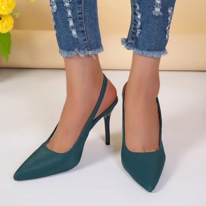 

Женская обувь 2023, женские туфли-лодочки на высоком каблуке с ремешком с пряжкой и ремешком на пятке, женские туфли-лодочки с острым носком на тонком каблуке, новая женская обувь