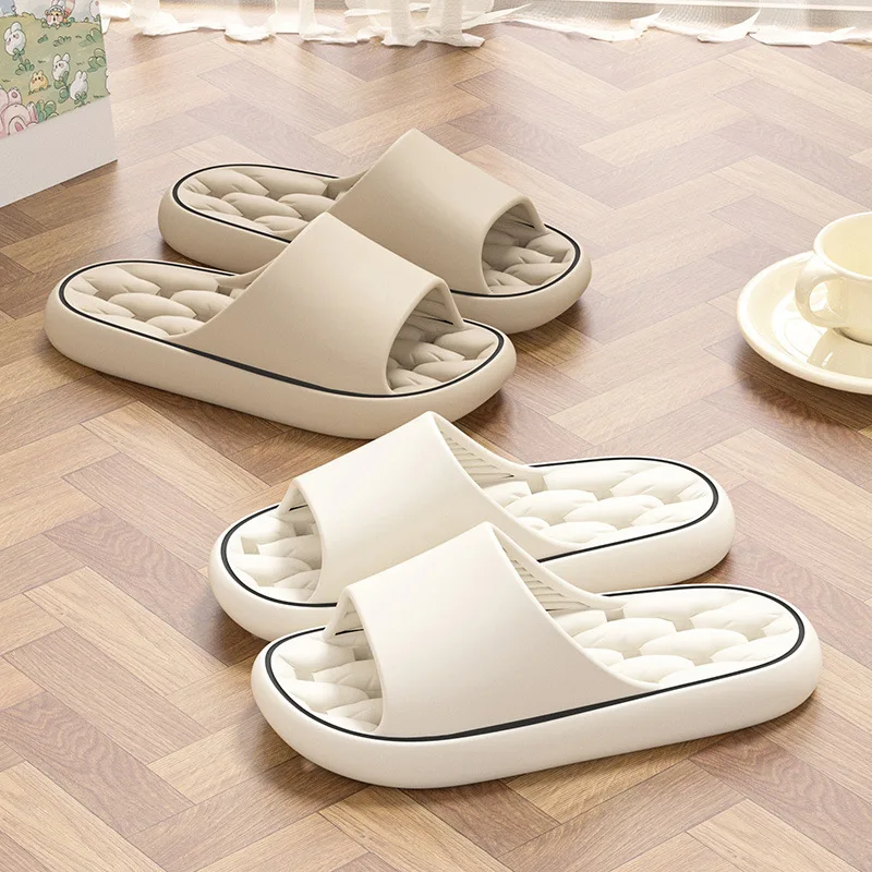 

H139 slippers, slippers that feel like shit, women's summer bathroom bathing indoor home, non-slip couples, soft thick soles