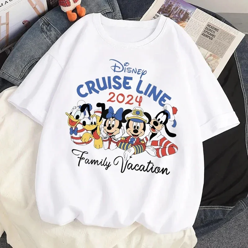 Family Vacation Graphic T-shirt 2024 Disney Cartoon Printed Tshirt Clothes Women Casual Short Sleeves T Shirt Streetwear Tees
Family Vacation Graphic T-shirt 2024 Disney Cartoon Printed Tshirt Clothes Women Casual Short Sleeves T Shirt Streetwear Tees
