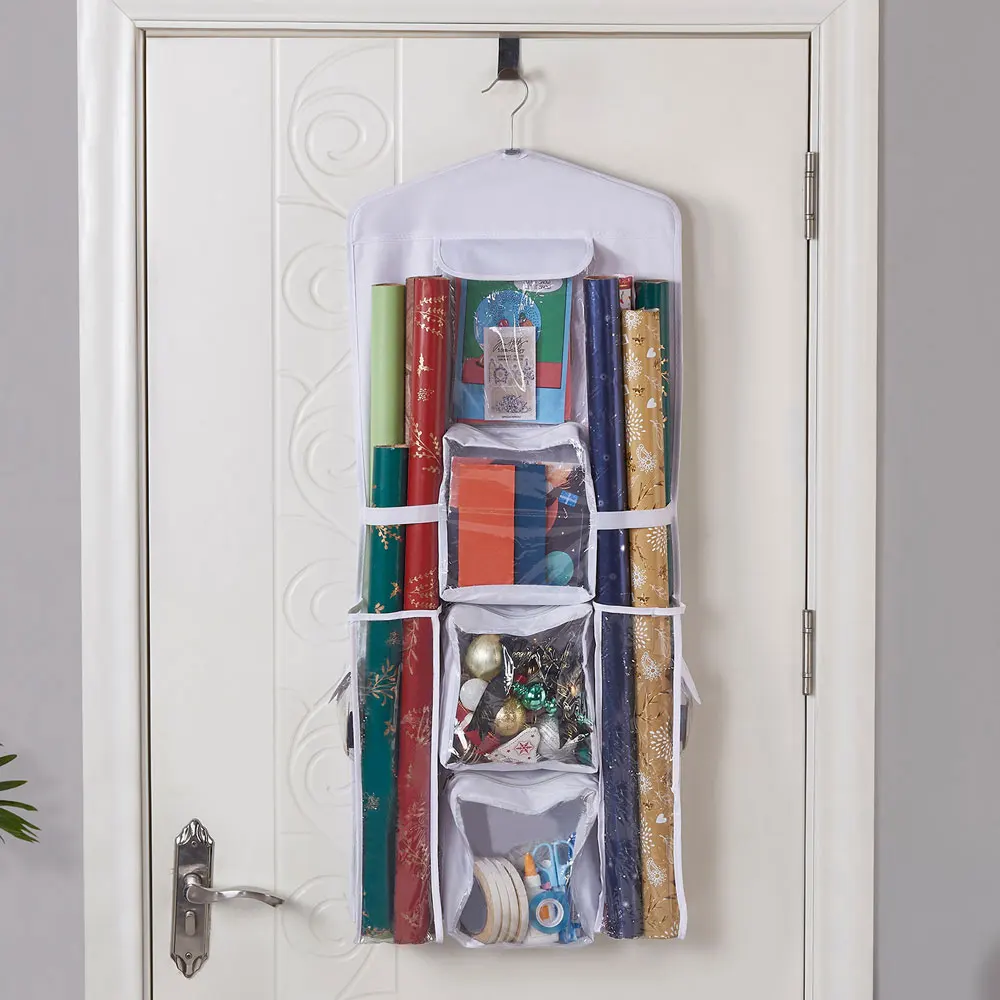 Door Back Hanging Gift Storage Bag Wrap Wrapping Paper Bags Organizer PVC Bows Ribbons Storage Handbag Double Side Dropship
Door Back Hanging Gift Storage Bag Wrap Wrapping Paper Bags Organizer PVC Bows Ribbons Storage Handbag Double Side Dropship