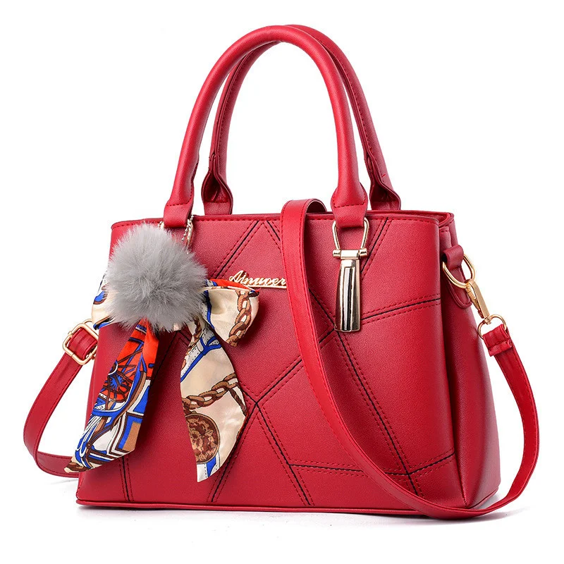 

Fashion Women Bag Leather Handbags Messenger s Shoulder Famous Brands Top-Handle Handbag Purse Pouch High Quality