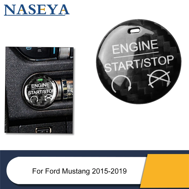 For Ford Mustang 2015 2016 2017 2018 2019 Car Carbon Fiber Stickers Engine Start Stop Button Key Cover Interior Accessories
For Ford Mustang 2015 2016 2017 2018 2019 Car Carbon Fiber Stickers Engine Start Stop Button Key Cover Interior Accessories