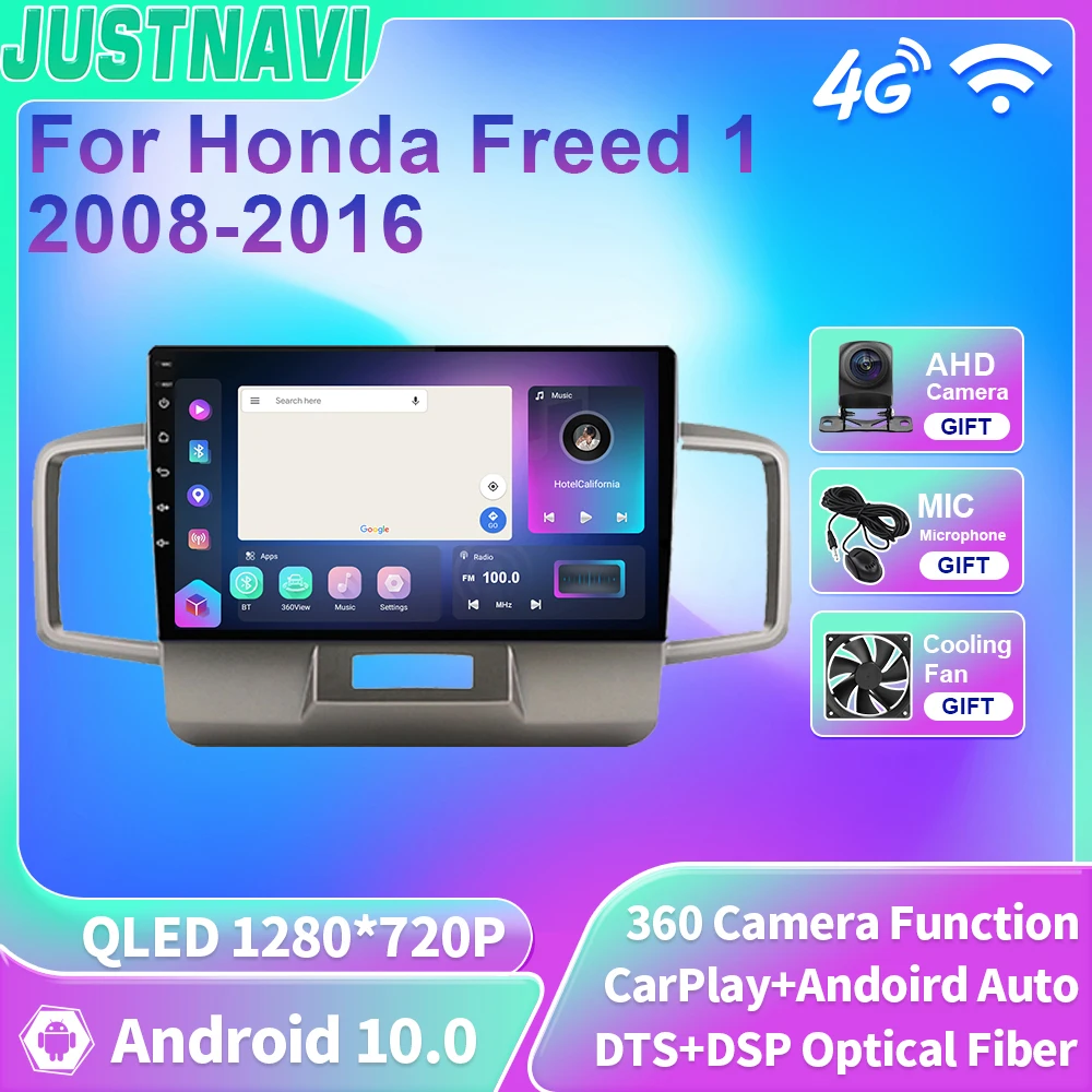 JUSTNAVI QLED Car Radio For Honda Freed 1 2008-2016 Android 10 Multimedia GPS DSP 4G BT WIFI Video Player Navigation Carplay
JUSTNAVI QLED Car Radio For Honda Freed 1 2008-2016 Android 10 Multimedia GPS DSP 4G BT WIFI Video Player Navigation Carplay