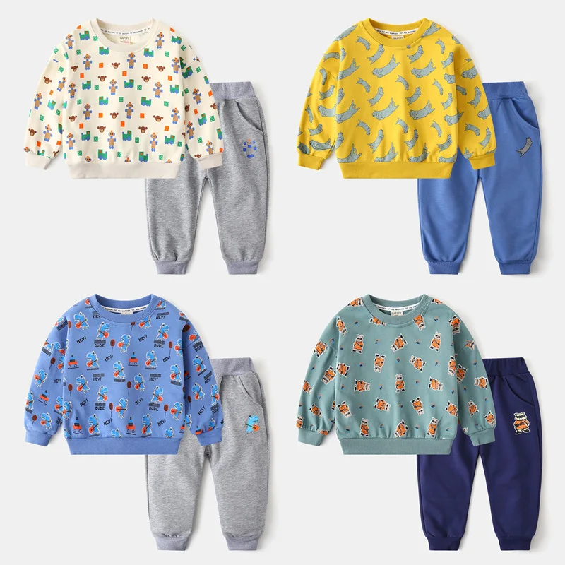 Детская одежда с мультяшным принтом: Новинка Весна 2024, свитшот и Джоггеры для мальчиков, комплект из двух предметов, повседневная детская одежда, для возраста 3-8 лет
Детская одежда с мультяшным принтом: Новинка Весна 2024, свитшот и Джоггеры для мальчиков, комплект из двух предметов, повседневная детская одежда, для возраста 3-8 лет