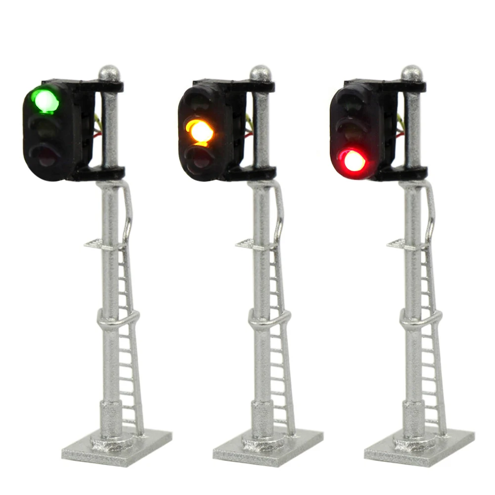 JTD1503GYR 3pcs Model Railroad N Scale 1:160 Signals 3-Lights Block Signal N Scale 12V
JTD1503GYR 3pcs Model Railroad N Scale 1:160 Signals 3-Lights Block Signal N Scale 12V