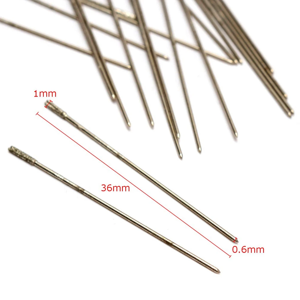 20Pcs 1mm Diamond Coated Lapidary Drill Bit Solid Bits Needle For Jewelry Ceramic Jade Agate Glass Amber Drilling Tool For Tools
20Pcs 1mm Diamond Coated Lapidary Drill Bit Solid Bits Needle For Jewelry Ceramic Jade Agate Glass Amber Drilling Tool For Tools