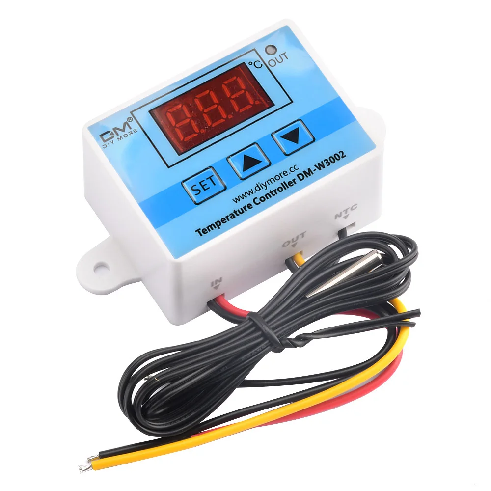 W3002 12V 24V 110V 220V Professional Digital LED Temperature Controller 10A Thermostat Regulator Control Switch W3002
W3002 12V 24V 110V 220V Professional Digital LED Temperature Controller 10A Thermostat Regulator Control Switch W3002