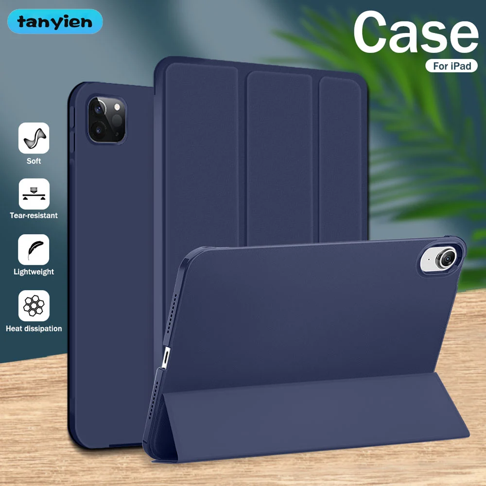 Silicone Case For Apple iPad Pro 9.7 10.5 11 2016 2017 2018 2020 2021 2022 2th 3th Generation Trifold Magnetic Flip Smart Cover
Silicone Case For Apple iPad Pro 9.7 10.5 11 2016 2017 2018 2020 2021 2022 2th 3th Generation Trifold Magnetic Flip Smart Cover