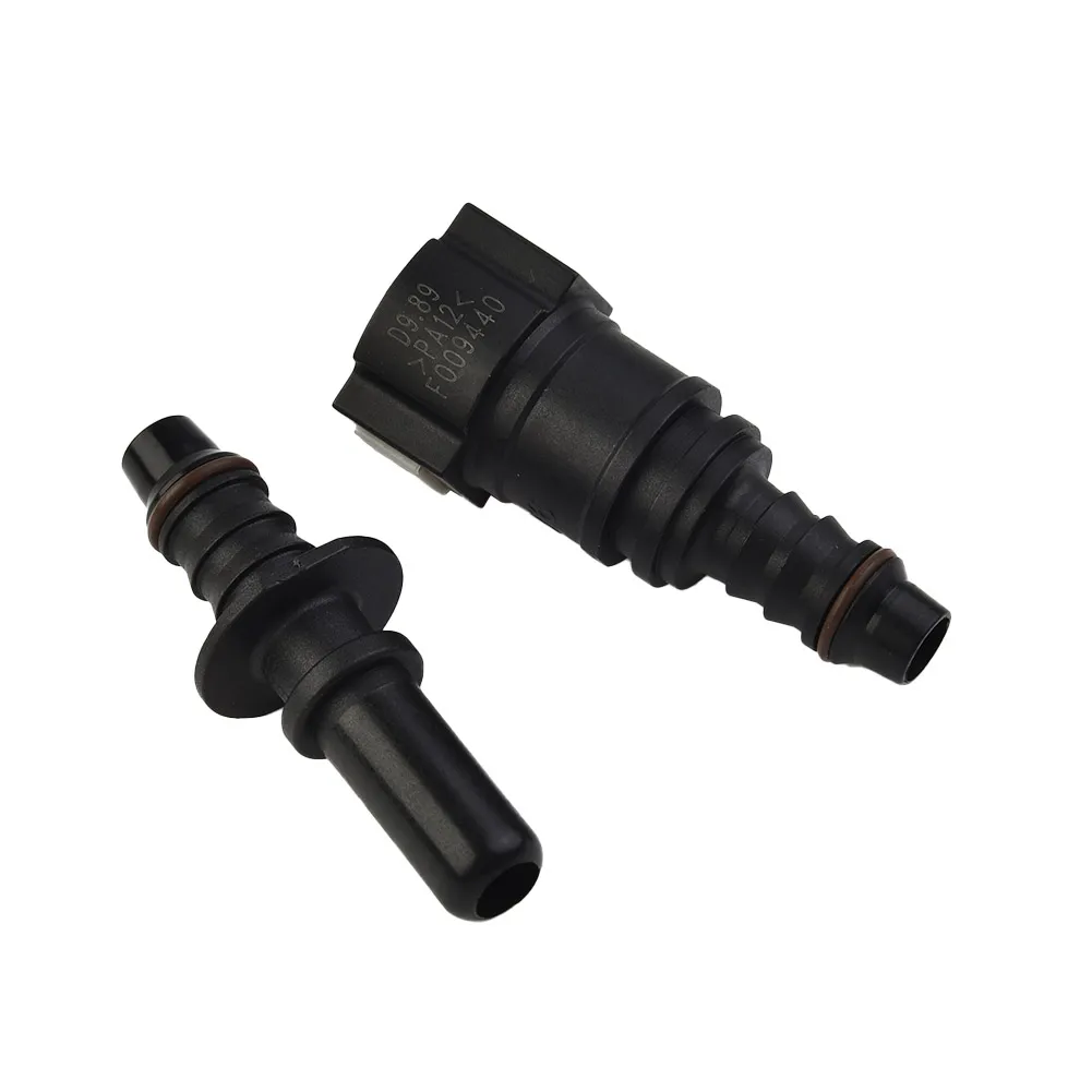 

1 Set Straight 7.89mm ID6 Car Fuel Line Hose Pipe Coupler Quick Release Connector SET Car Parts Black Nylon Fuel Line Hose Quick