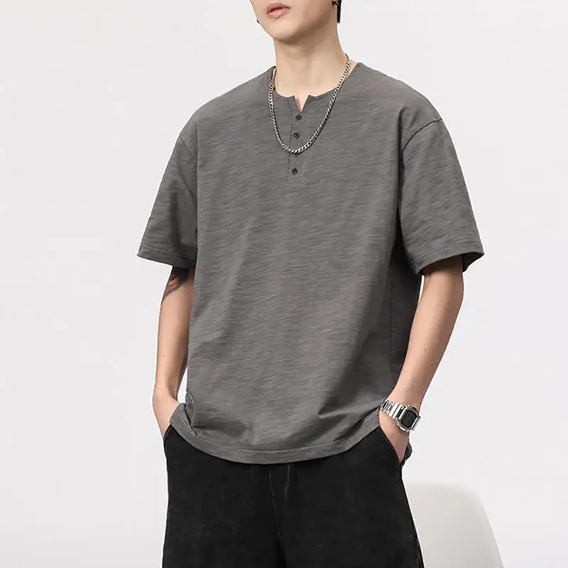 Polo Shirt Short-Sleeved T-shirt Men's Fashion Brand Chinese Style Linen Top Trendy Versatile New Chinese Style T-Shirt Wholesal
Polo Shirt Short-Sleeved T-shirt Men's Fashion Brand Chinese Style Linen Top Trendy Versatile New Chinese Style T-Shirt Wholesal